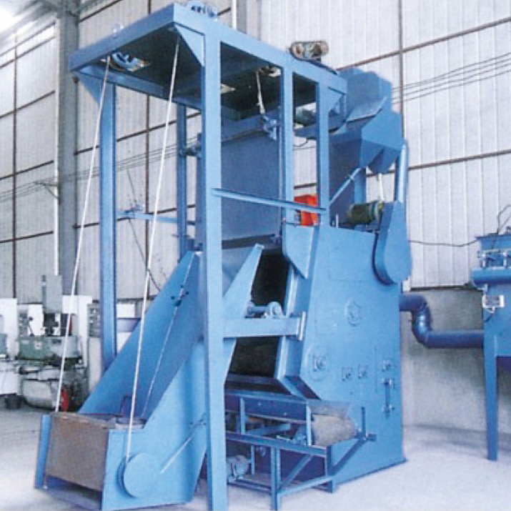 Q32系列自動上下料(卷揚上料、輸送下料、環(huán)保)履帶拋丸清理機